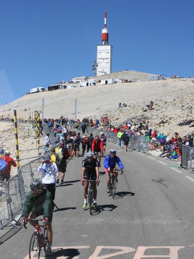 Tour de France au Mont Ventoux. Crédit : Patrick Martin / VPA