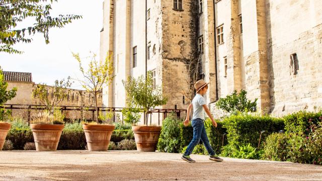 I giardini papali del Palazzo dei Papi - Credito fotografico: De Beaux Lents Demains