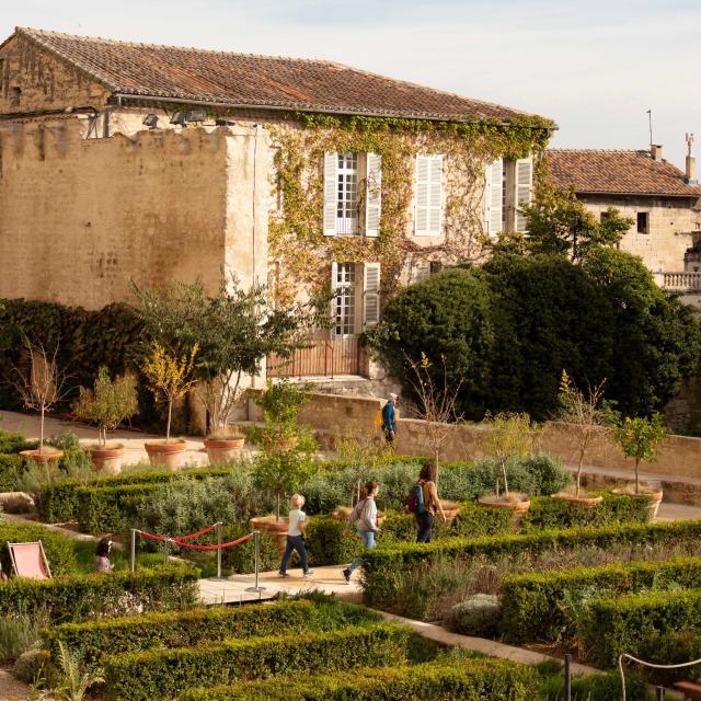 Los jardines papales del Palacio de los Papas - Crédito de la foto: De Beaux Lents Demains