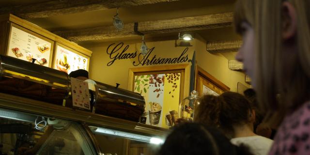 Children at the ice cream parlour. Credit: Carine Meriaux