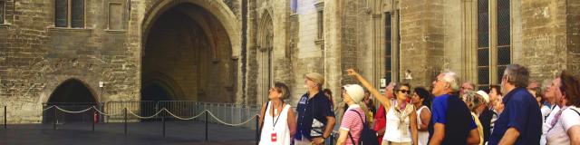 Visite guidée pour groupe au Palais des Papes