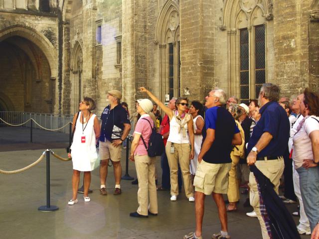 Visite guidée pour groupe au Palais des Papes