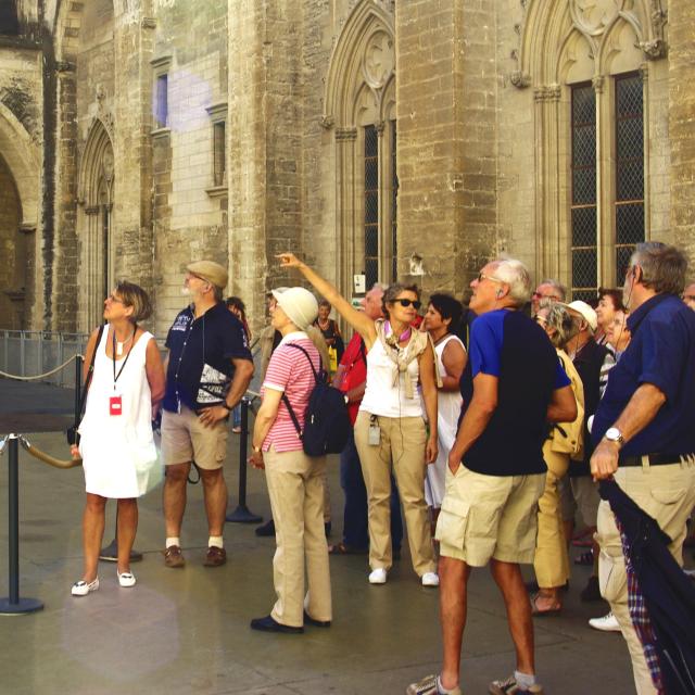 Visite guidée pour groupe au Palais des Papes