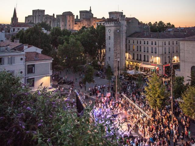 Place Pie während der Fête de la Musique. Credit: Frédéric Dahm / Empreintes d'Ailleurs