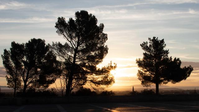 Rocher des Doms au coucher du soleil