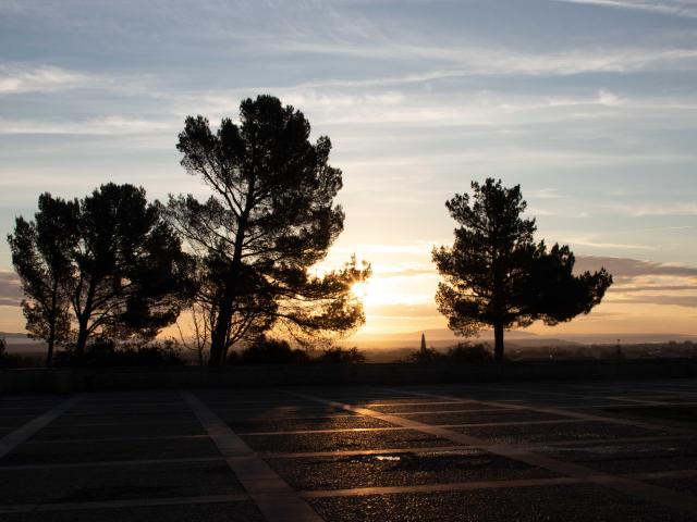 Rocher des Doms au coucher du soleil