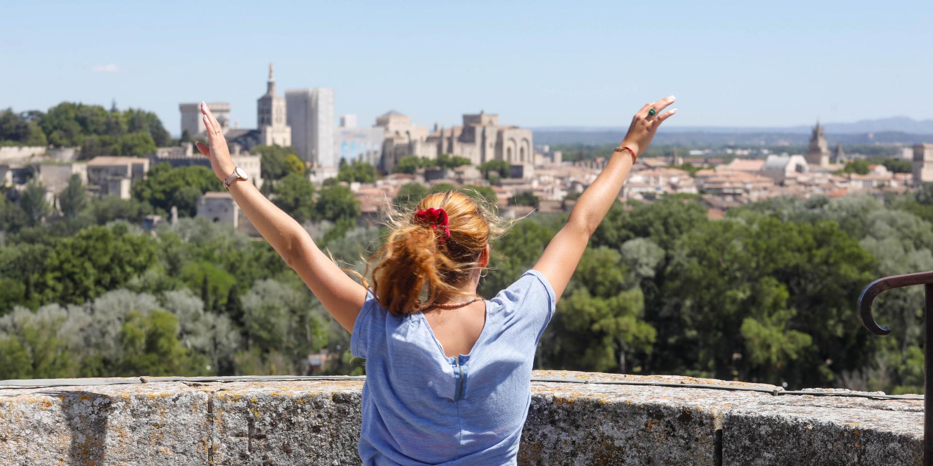 View of Avignon from Villeneuve Lez Avignon. Credit: Alain Hocquel / VPA