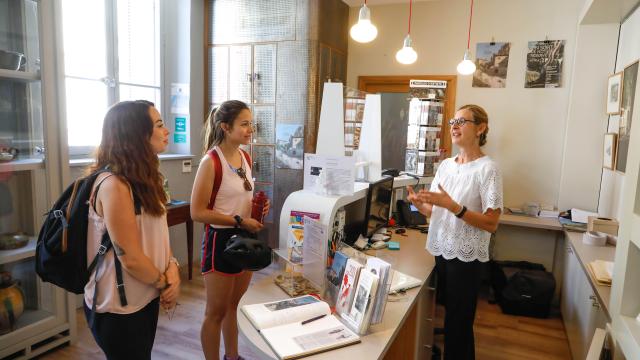 Accueil vélo du musée Vouland. Crédit : Alain Hocquel / VPA