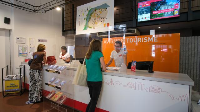 Comptoir d'accueil de l'Office de Tourisme