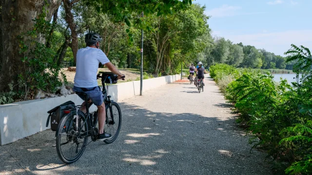 Balade en vélo sur le chemin de Halage